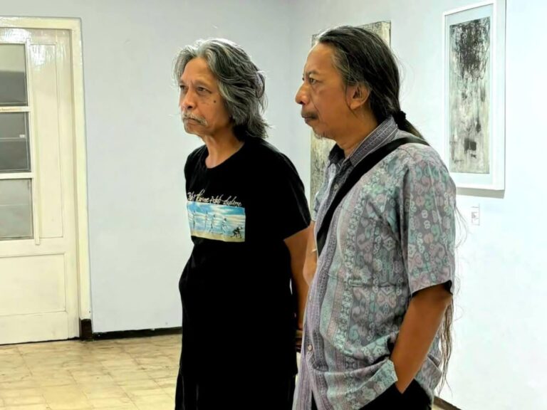 Wahyu Nugroho bersama owner Hamur Artspace